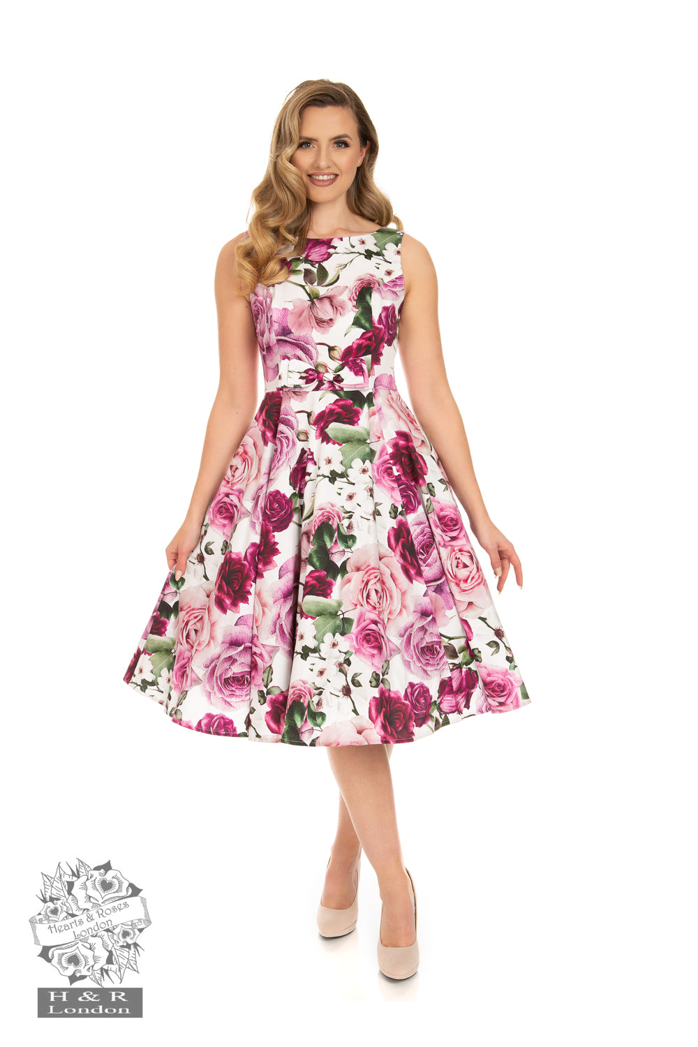 Hearts and roses Alice swing dress best seller £69.99 now £39.99 uk10 sale