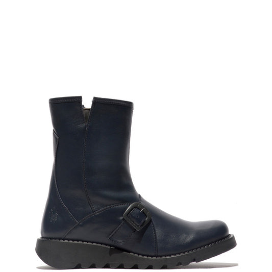 fly london naomi sabe blue new winter collection 2023 leather boots uk 4,7,8 £150 now £79.99 no returns