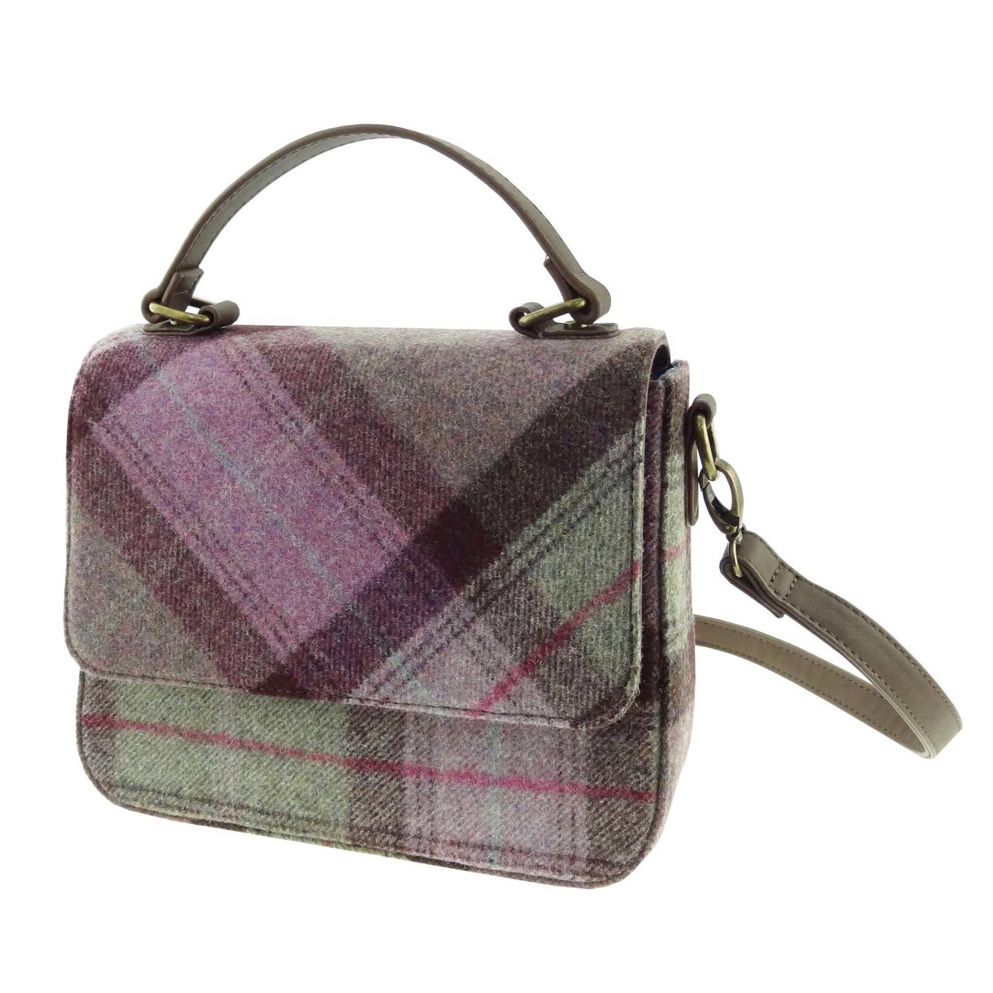 Glen Appin of Scotland greta square bag heather