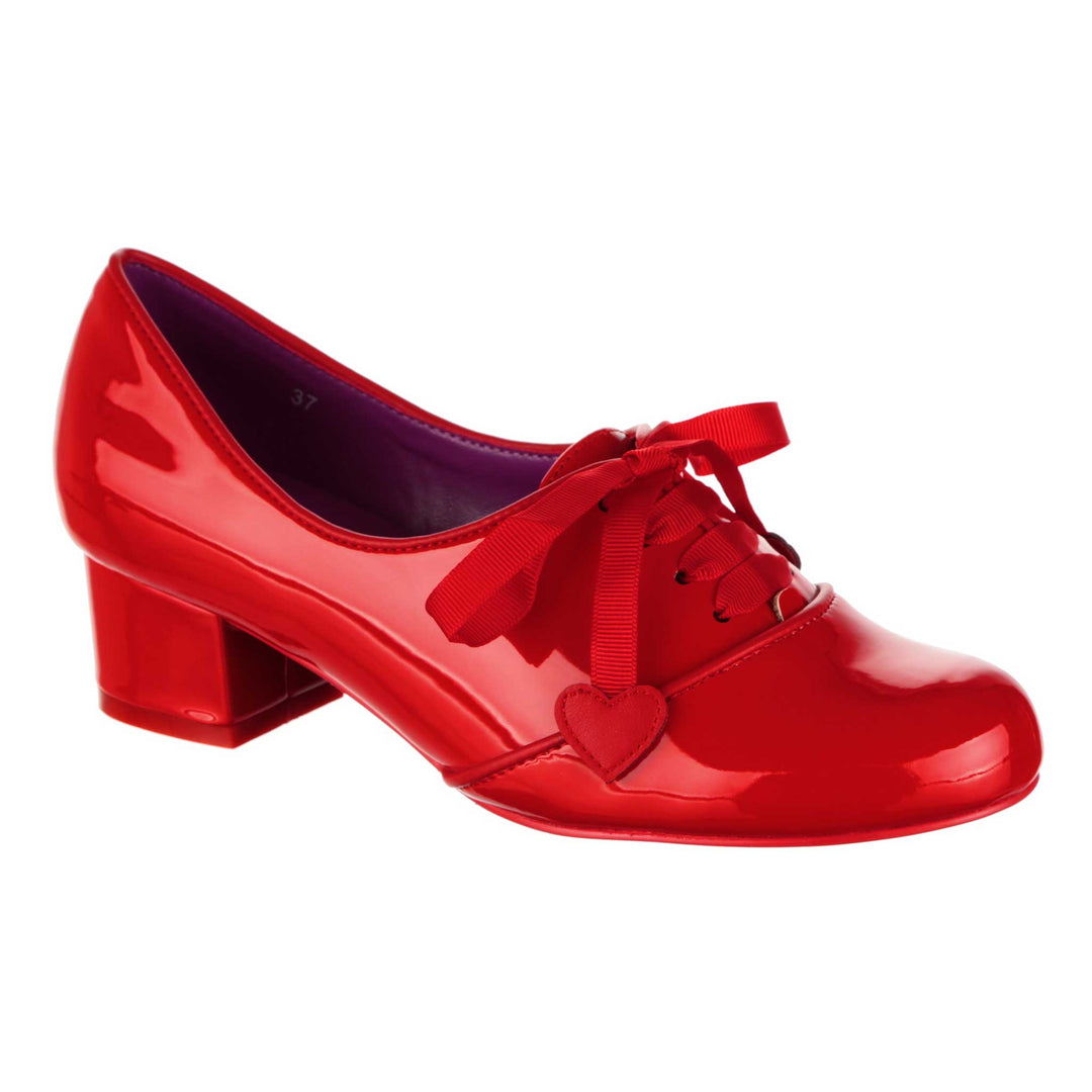 Irregular choice bed of roses dear dolly red £85 now £55 please note these are a narrow fitting sale