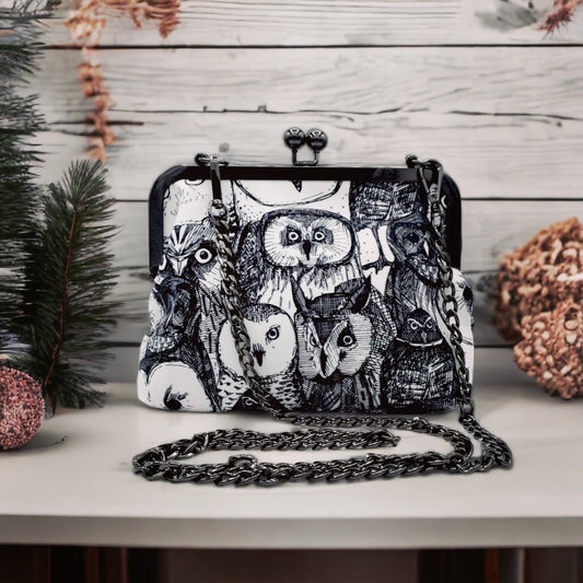 Bits and Bags Co Owl be seeing you crossover bag  includes UK postage