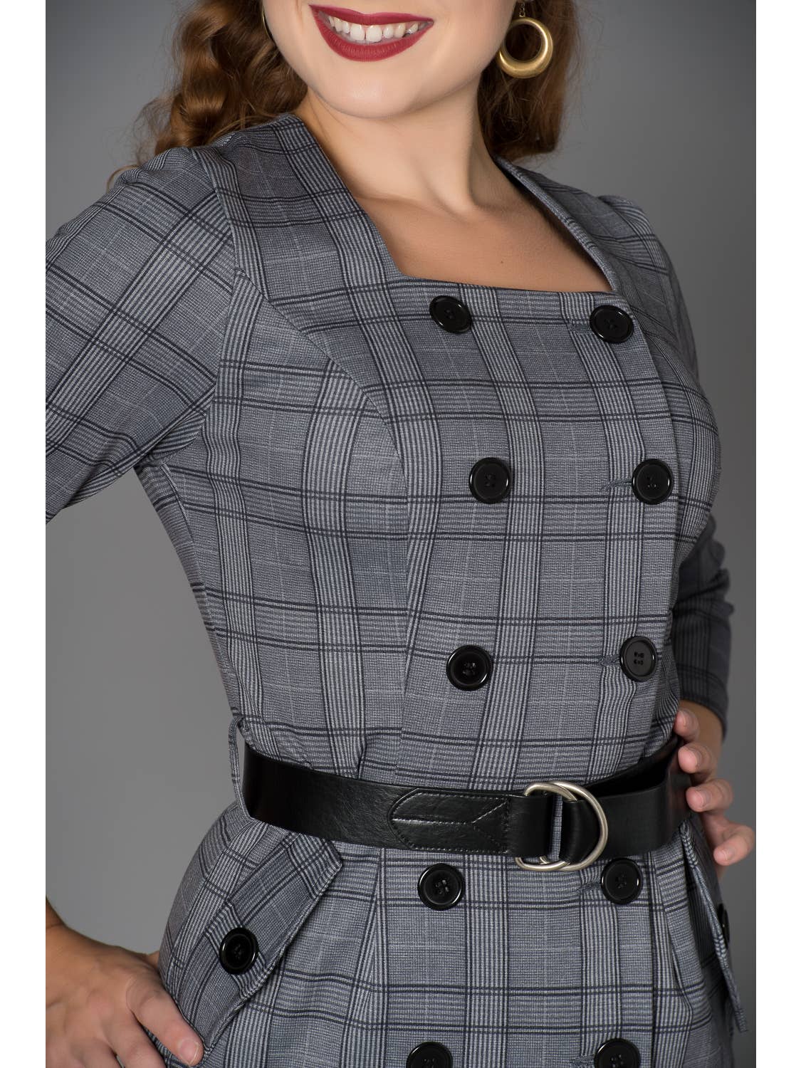 Timeless london Jasmine check pencil dress £68 size18,22 now £34 sale