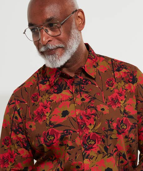 Joe browns gents discounted wild flower shirt £40
