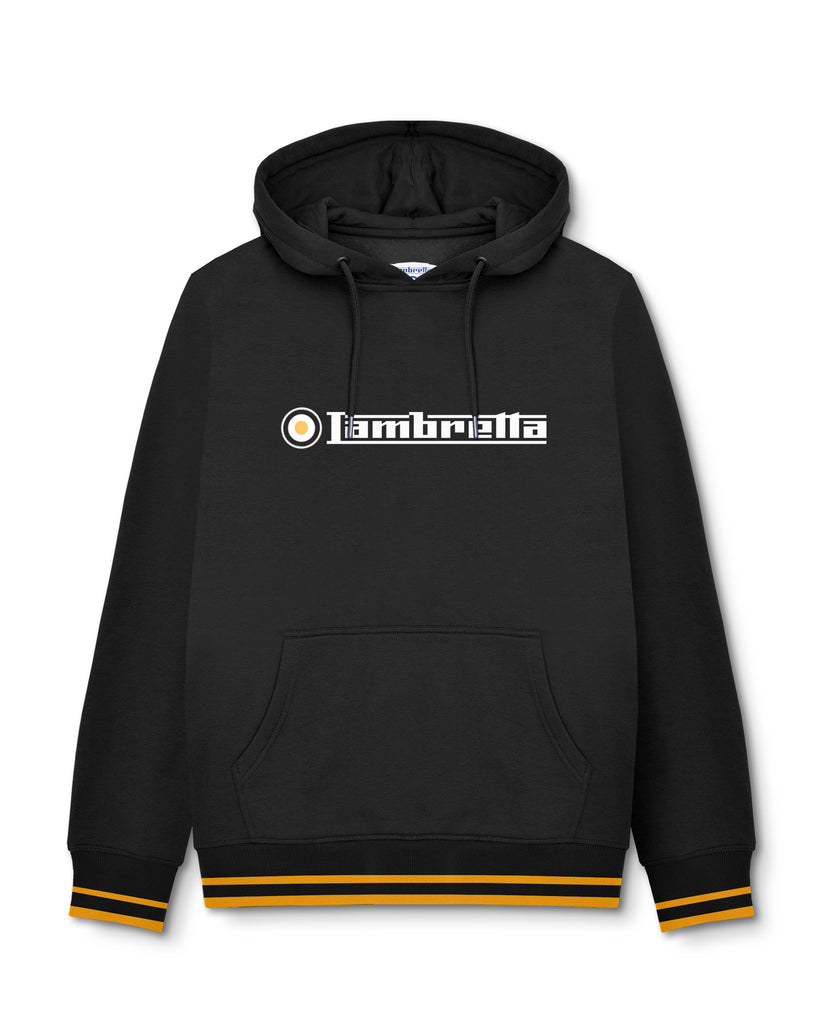 Lambretta gents discounted black hoodie £45 now £34 sale