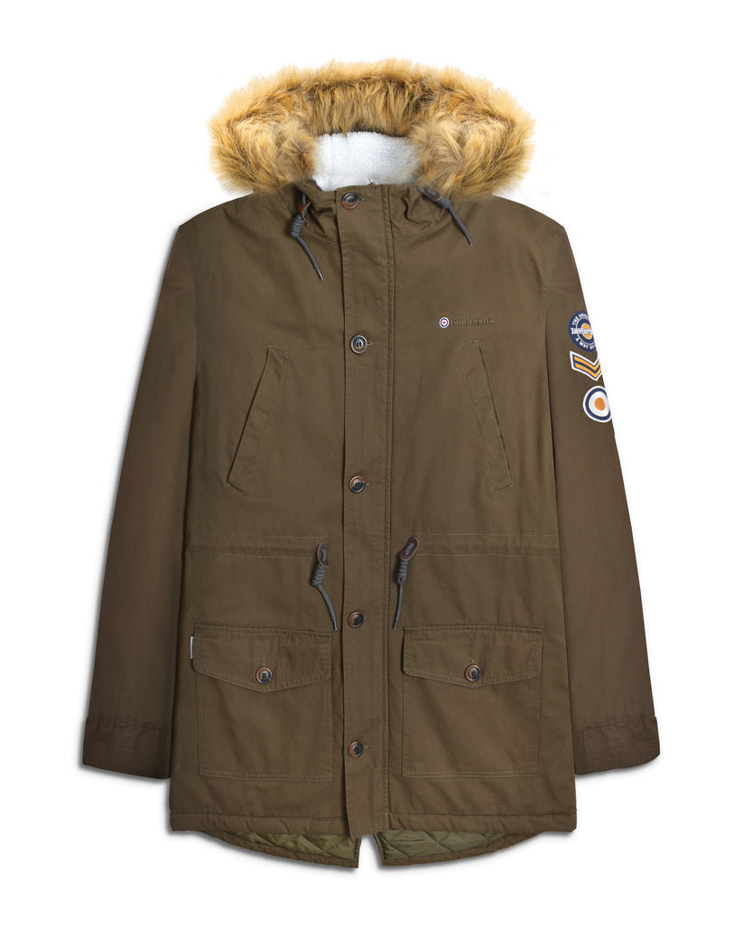 Lambretta gents parka sherpa lined £110 size xl sale