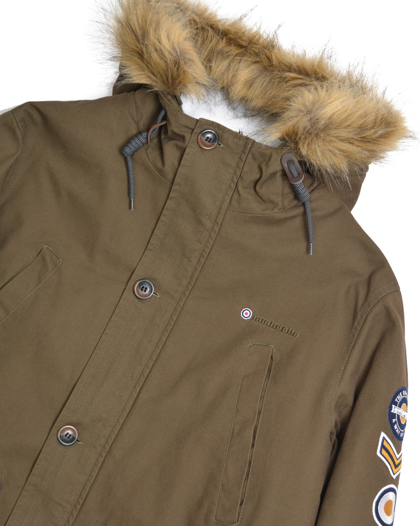 Lambretta gents parka sherpa lined £110 size xl sale