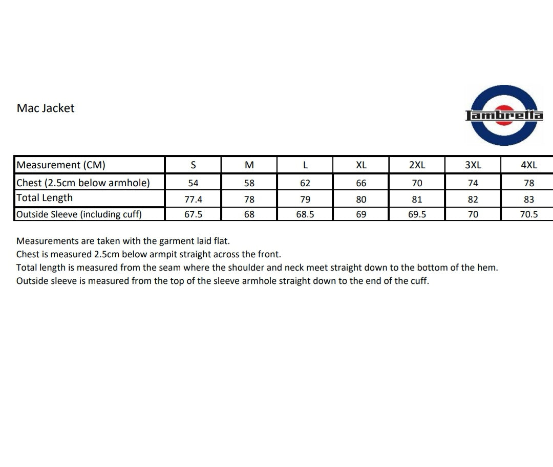 Lambretta gents check mac new in free uk postage £99 uk small