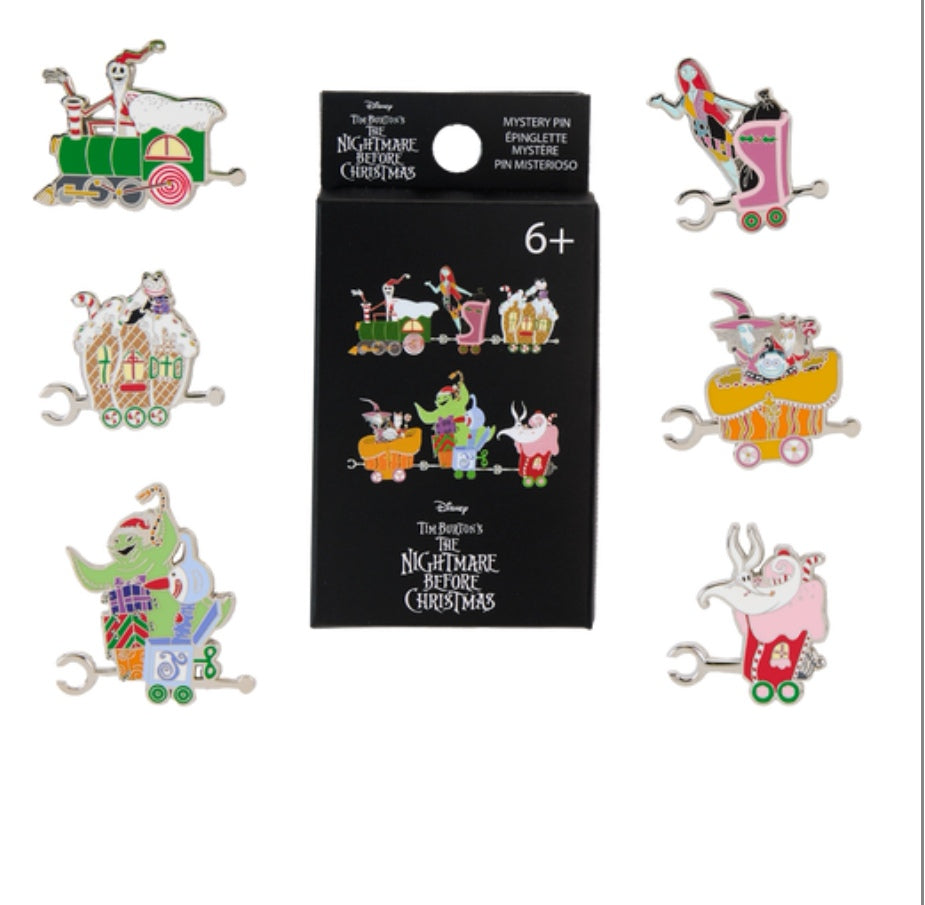 Loungefly pin badges nightmare before christmas 6 styles mystery boxes Free postage £7.30