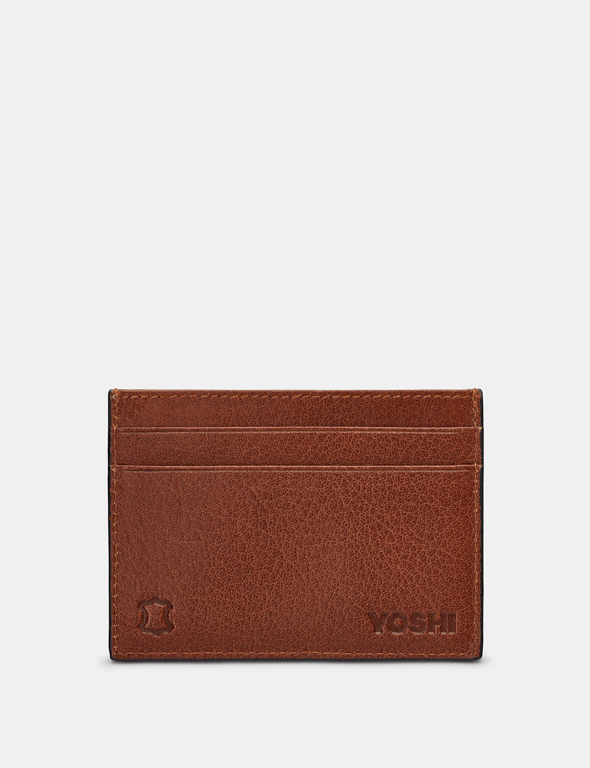 Yoshi stag card holder tweed and leather now £18.30