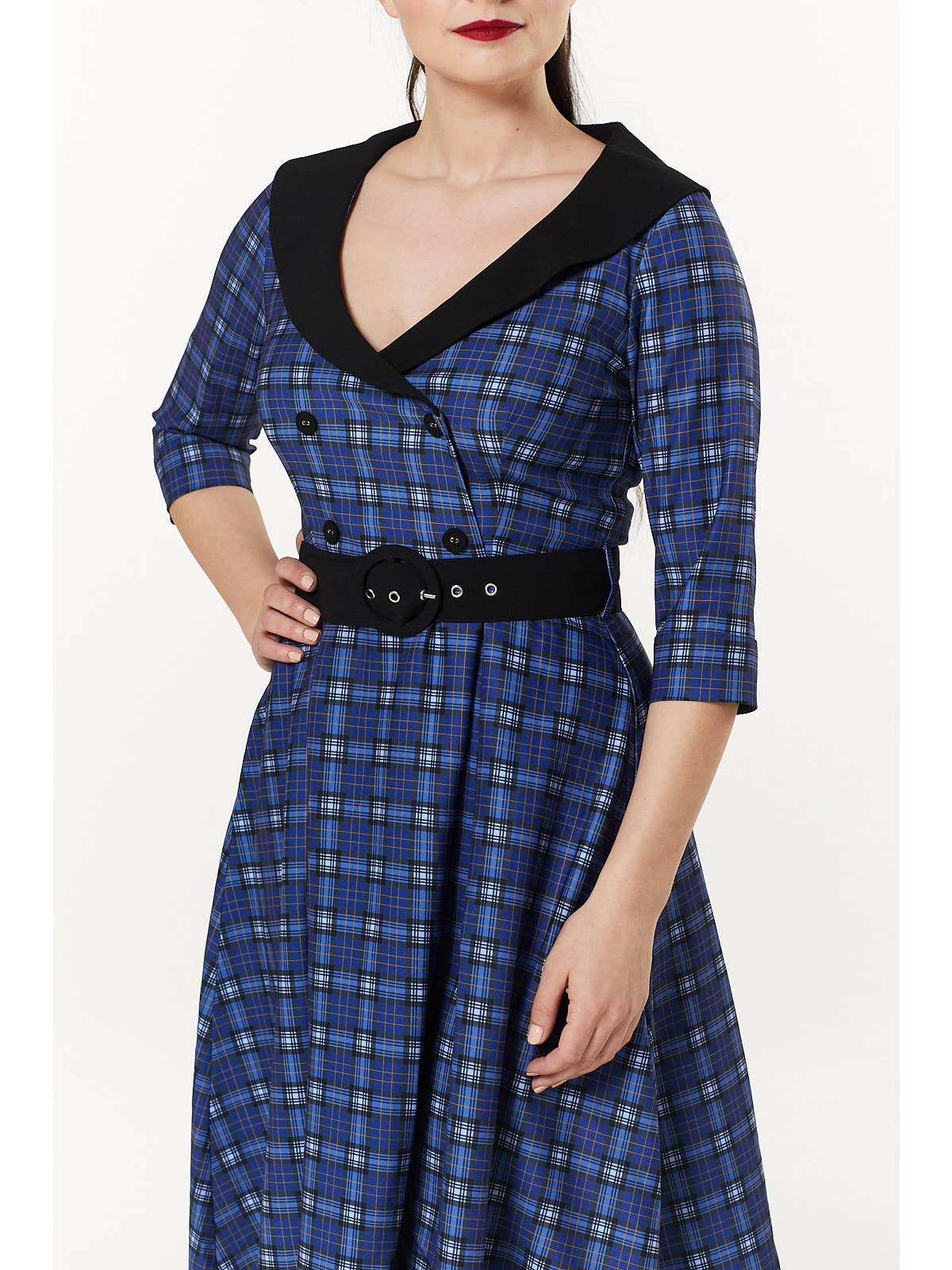 Timeless london raakel blue check was £70 now £39.99 sale uk 16