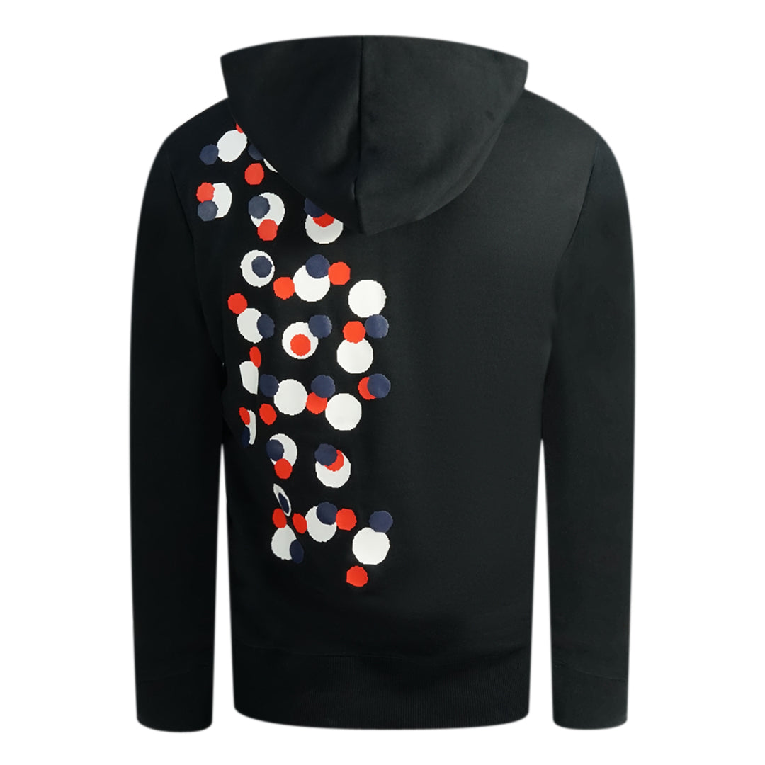 Fred Perry gents discounted designer wear pixel black hoodie £94.99 now £60 sale
