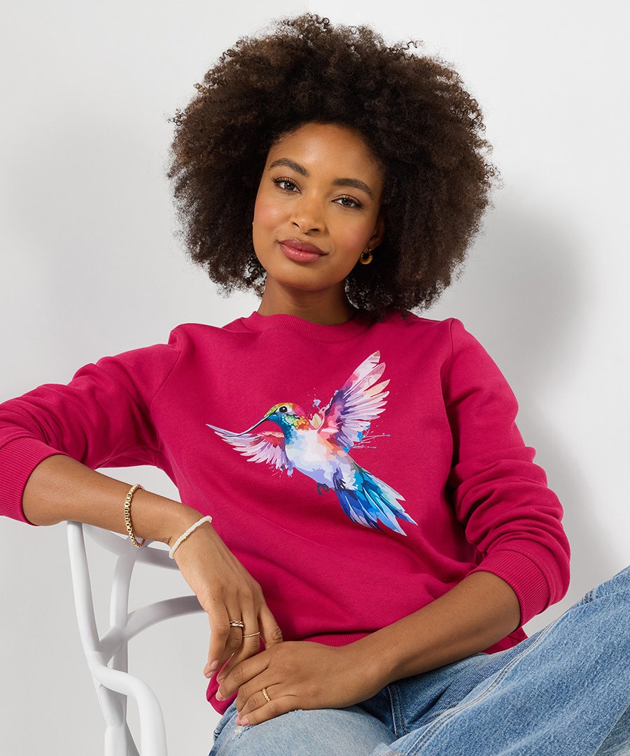 Joe browns ladies summer 2026 Hummingbird sweatshirt