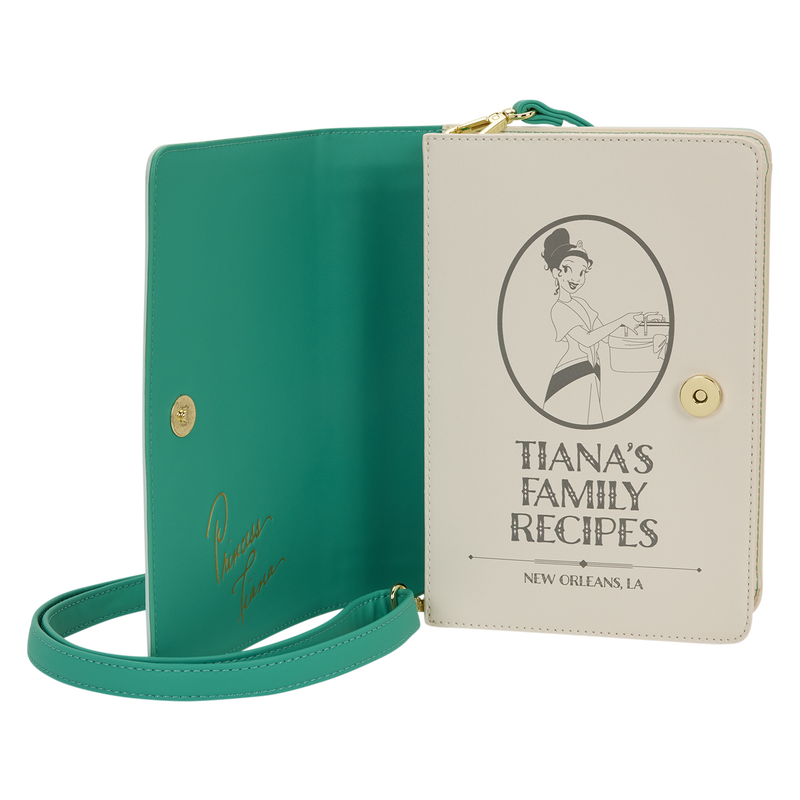 Loungefly 2026 The princess and the frog Tiana crossbody book bag