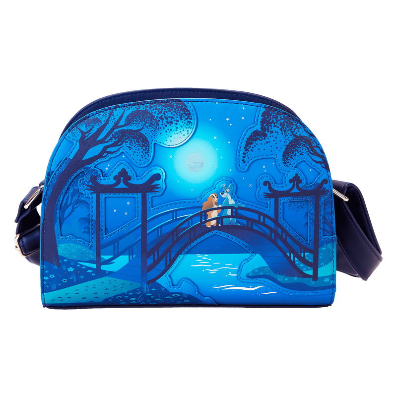 Loungefly 2025 Lady and the Tramp 70th Anniversary Crossbody Bag