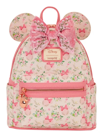 Loungefly Minnie Mouse Floral Mini Backpack in stock new in this is beautiful
