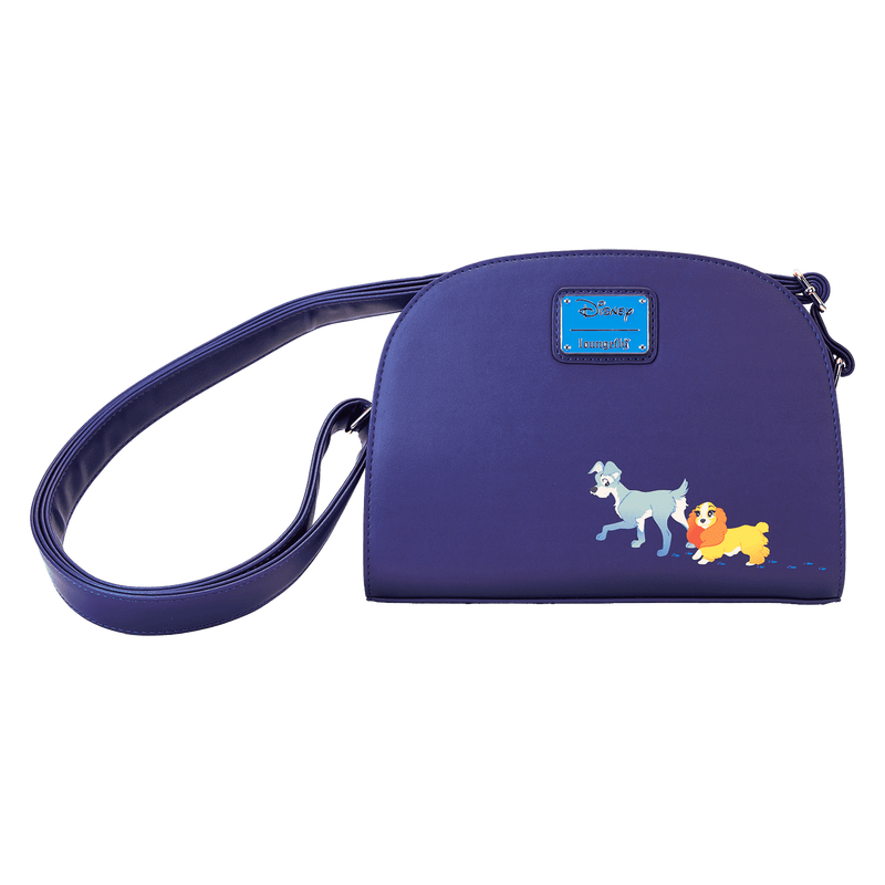 Loungefly 2025 Lady and the Tramp 70th Anniversary Crossbody Bag