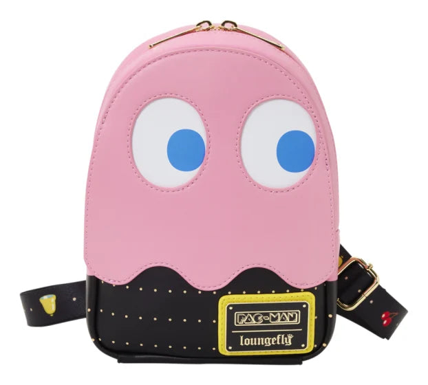 Loungefly 2026 - Pac-Man Pinky Ghost Sling Crossbody Bag