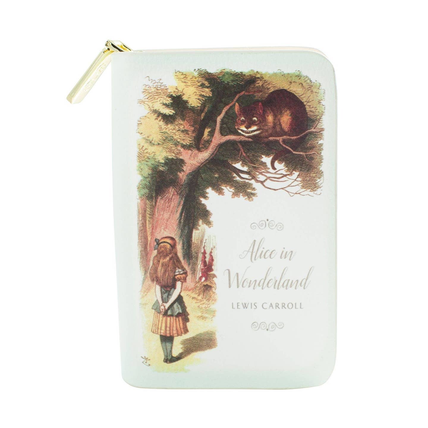 Well Read Company alice in Wonderland zip around purse