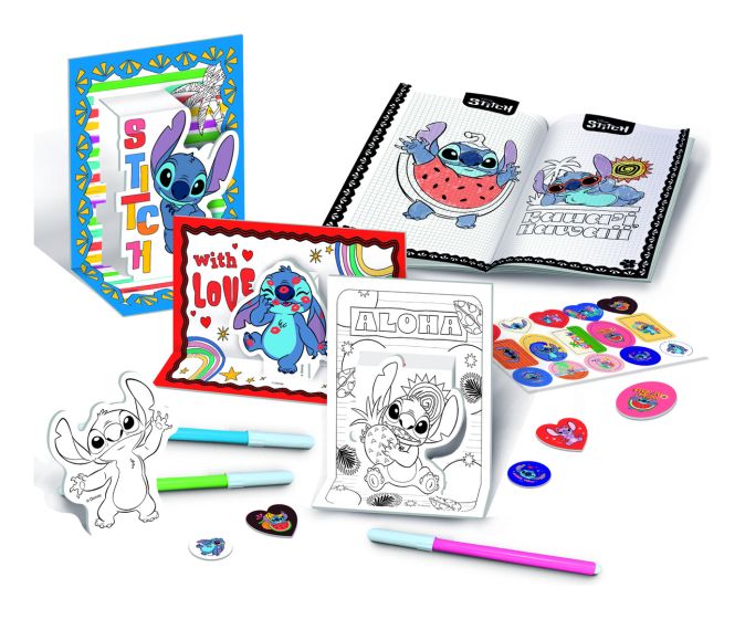 Stitch Colouring & Drawing School Backpack £20 plus postage