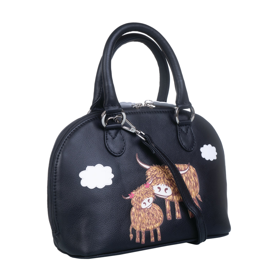 Mala Bella zip grab bag black