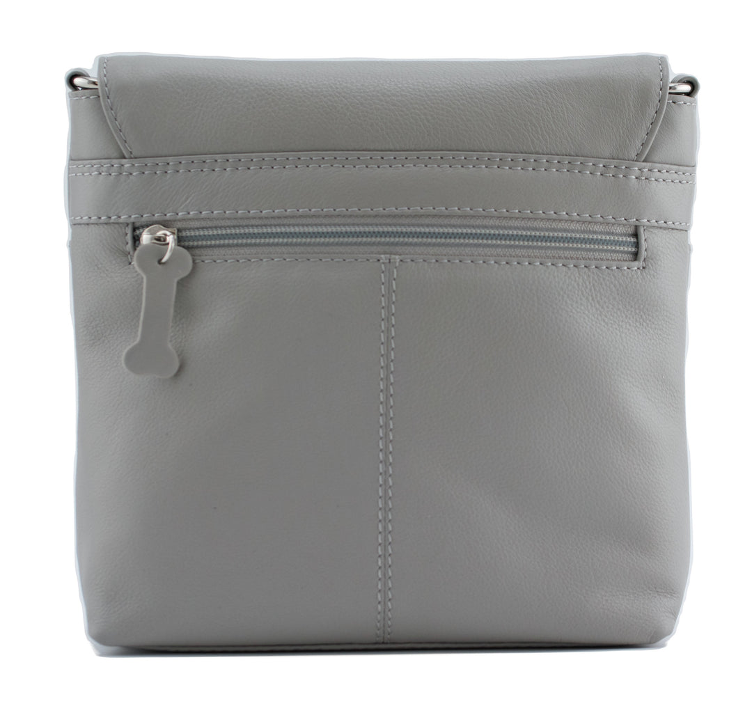 Mala Coco's Hat Crossbody Bag With Flap Grey