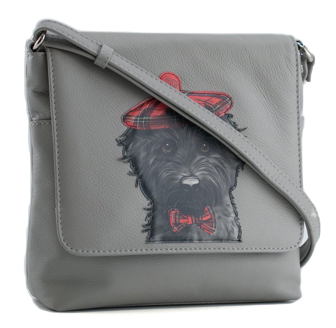 Mala Coco's Hat Crossbody Bag With Flap Grey