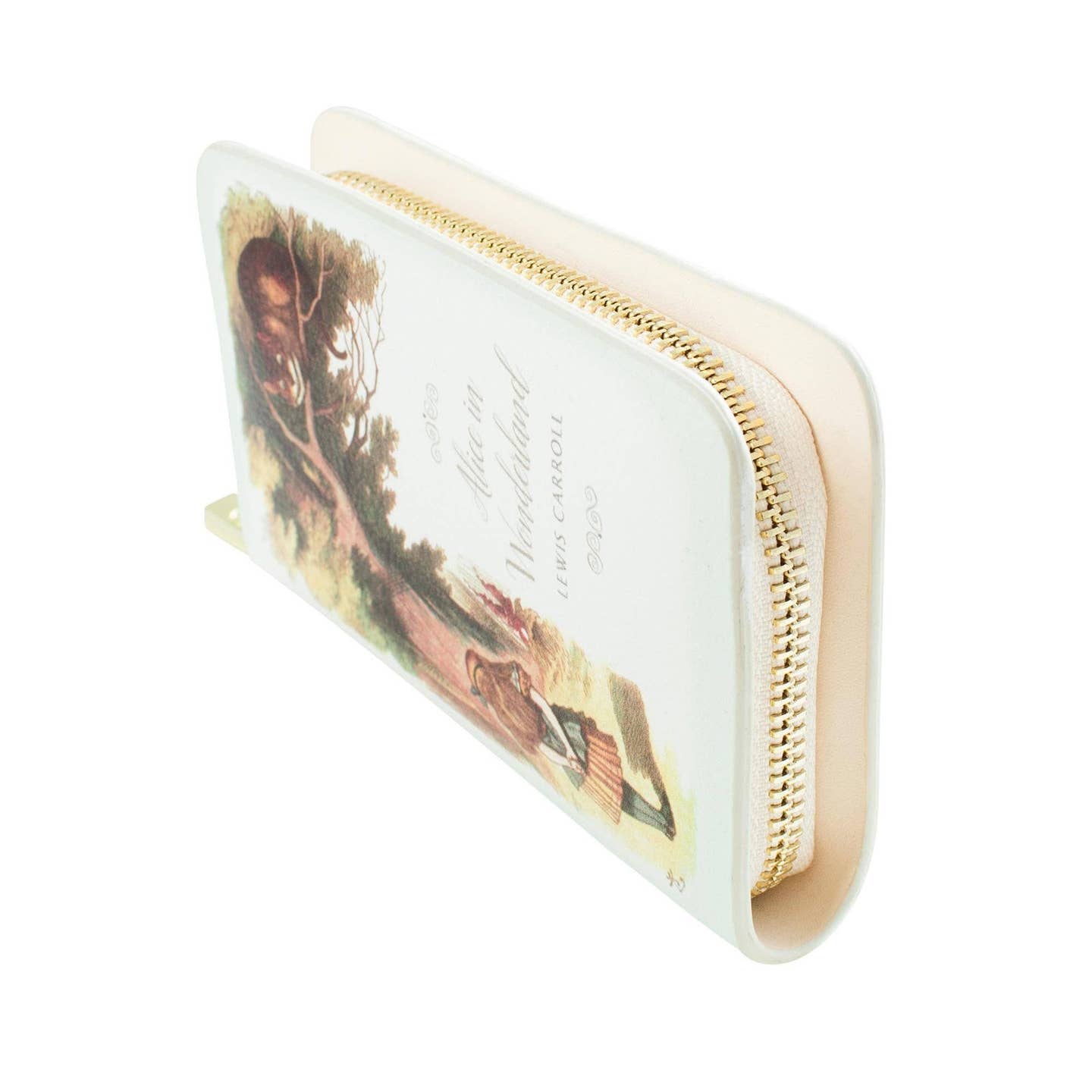 Well Read Company alice in Wonderland zip around purse