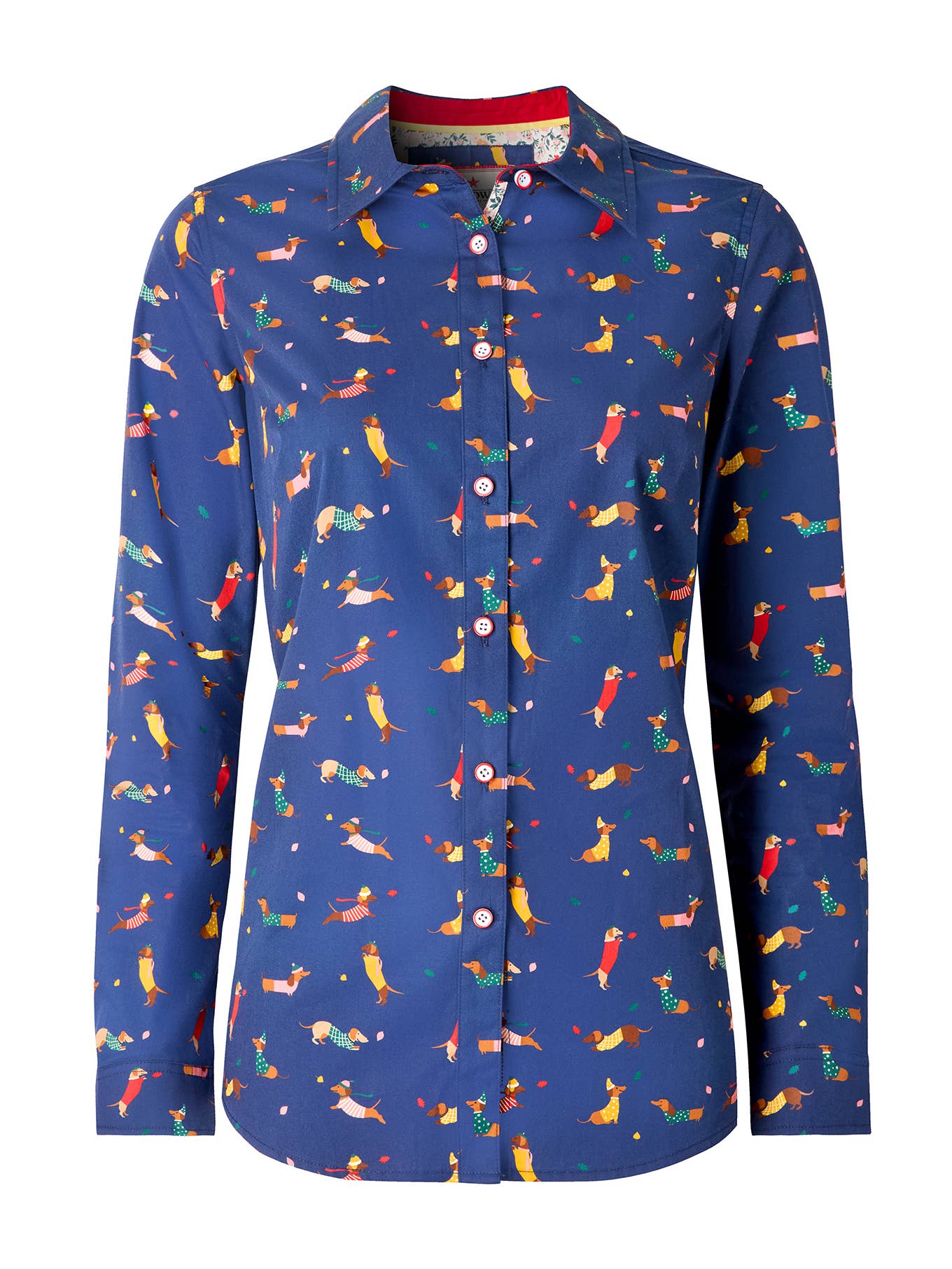 Joe browns Winter 2025 sausage dog print shirt £45 plus postage