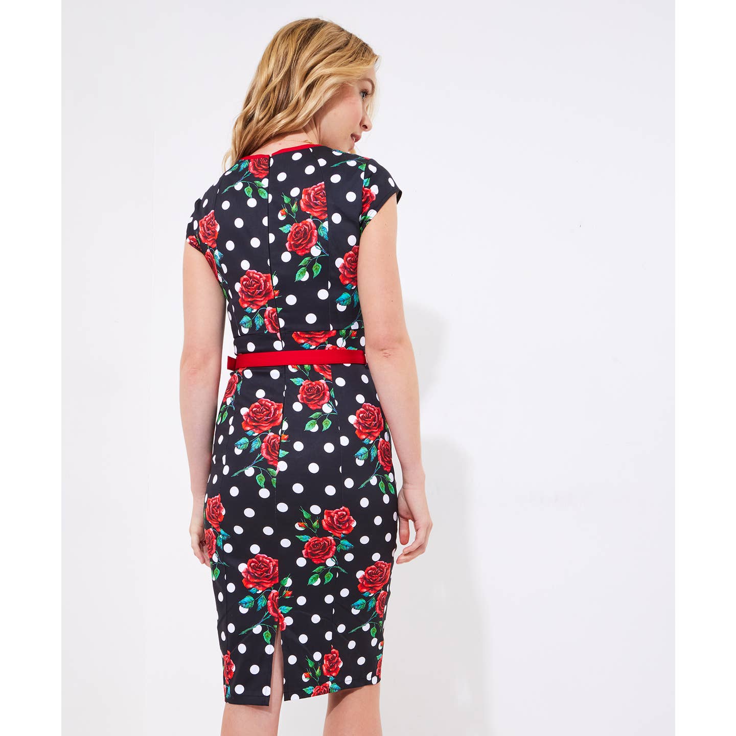 Joe Browns 2025 greta polka dot and roses stretch dress sale £43.99