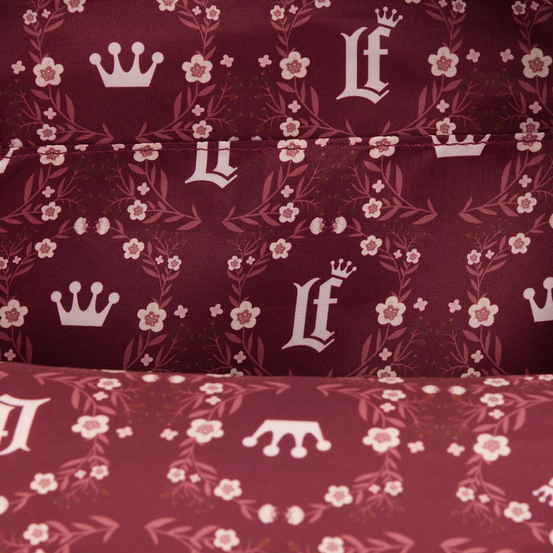 Loungefly 2025 Cream & Red Floral Mini Backpack