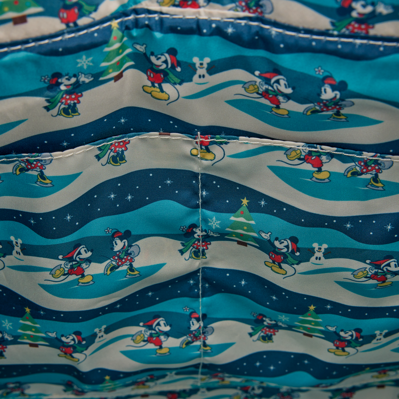 Loungefly 2025 Mickey & Friends Holiday Convertible Backpack & Tote Crossbody Bag