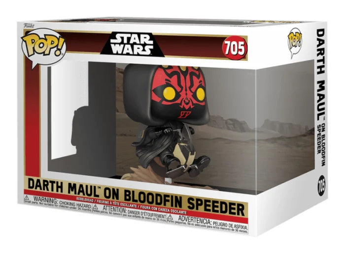 Funko Pop! Ride Deluxe - Phantom Menace - Maul Bloodfin 705 Star Wars