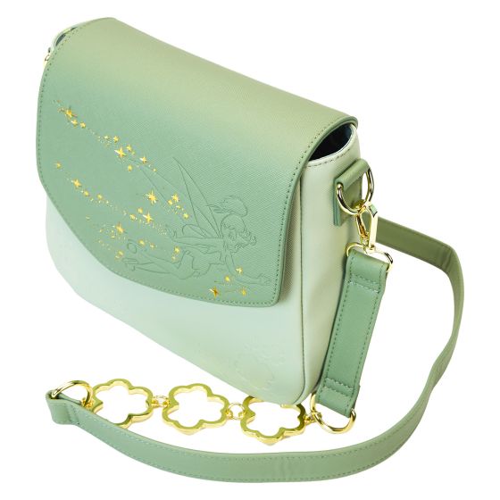 Loungefly 4 leaf clover tinkerbell crossbody bag