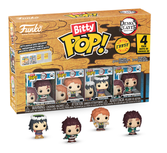 Funko Bitty Pop! - Demon Slayer - Tanjiro 4 Pack £9.99 plus postage
