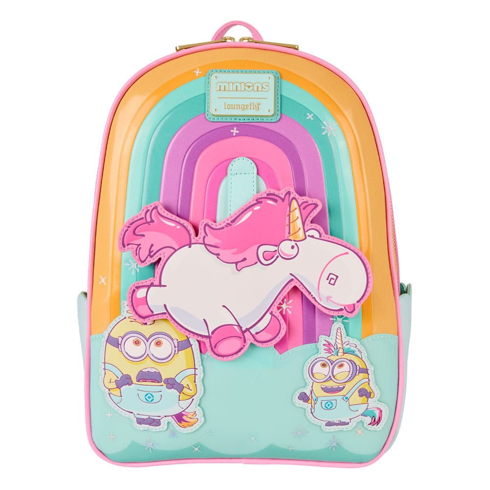 Loungefly backpack 2025 minions unicorn
