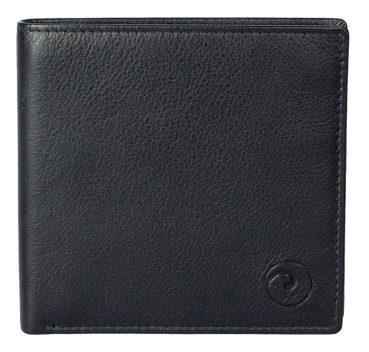 Mala Origin Slim Wallet with Zipped Coin Pocket - RFID black