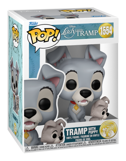 Pop! Vinyl - Lady and the Tramp - Tramp w/Puppy £14 plus postage
