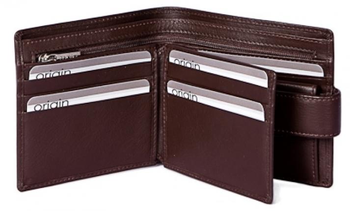 Mala Origin Tab Wallet with Coin Pocket & RFID Protection brown