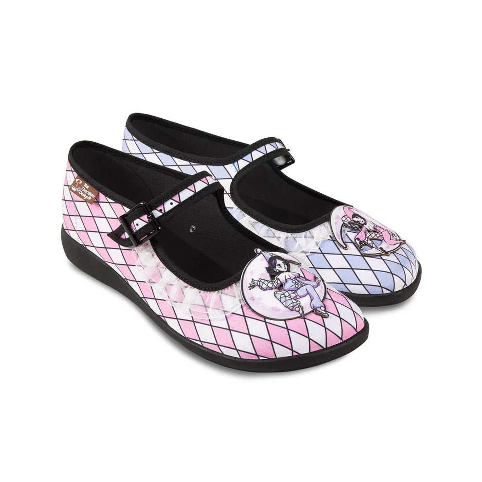 Hot chocolate design 2025 Mary Jane Flats masquerade eta july