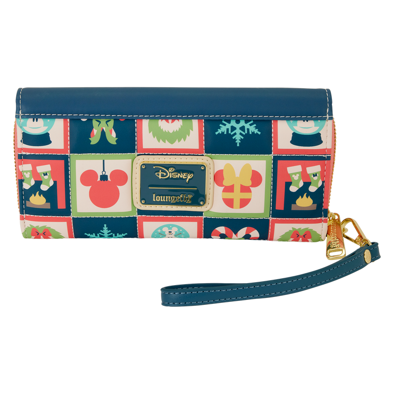 Loungefly 2025 Mickey & Minnie Holiday Wristlet Wallet
