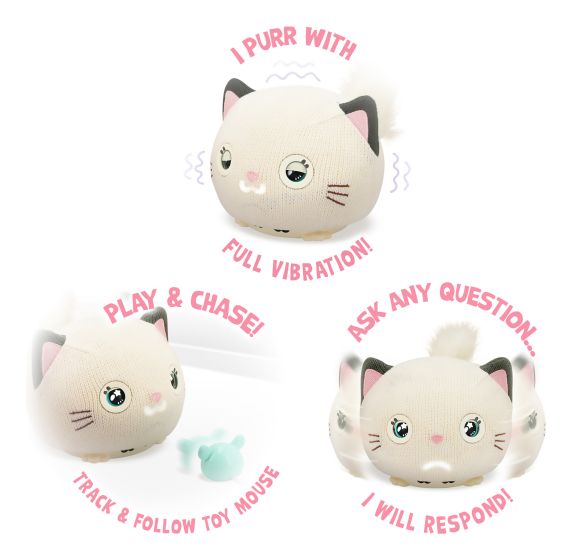 Teksta purro Interactive smart cat new in