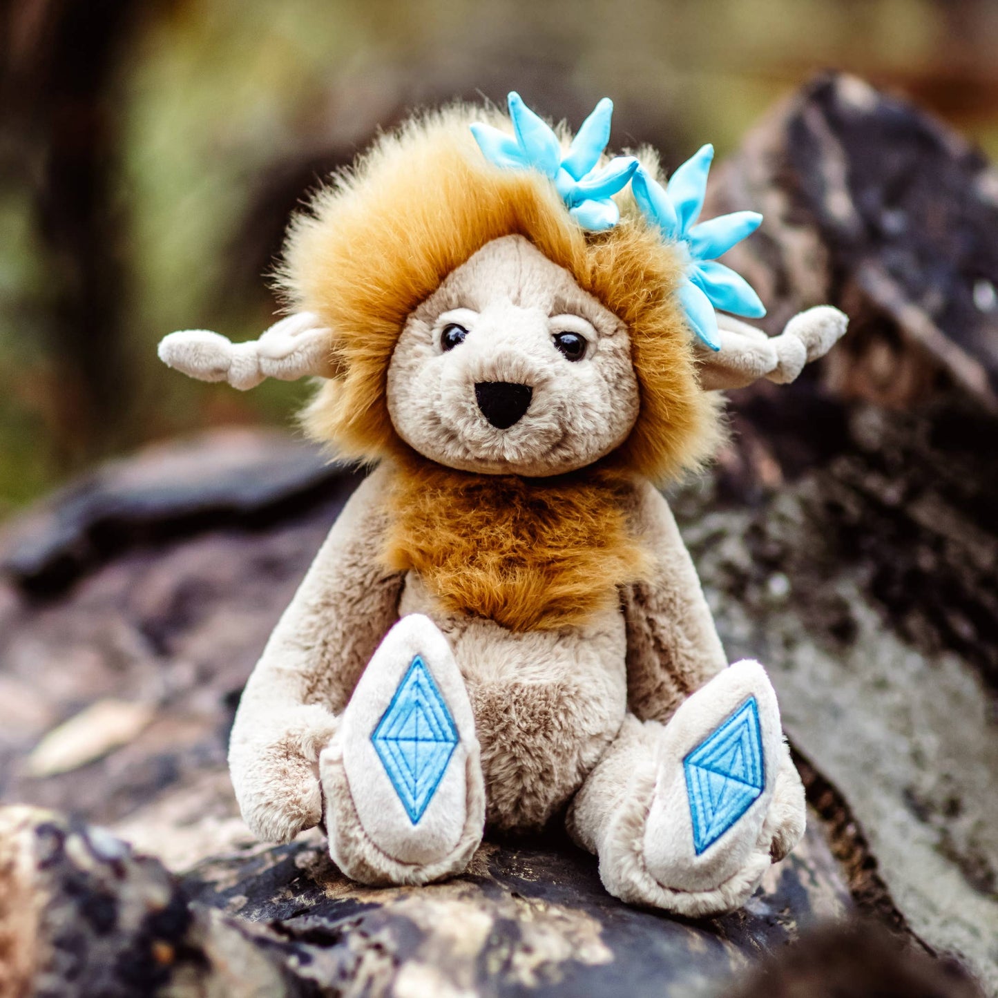 Charlie bear topaz blue troll £32.50 plus postage