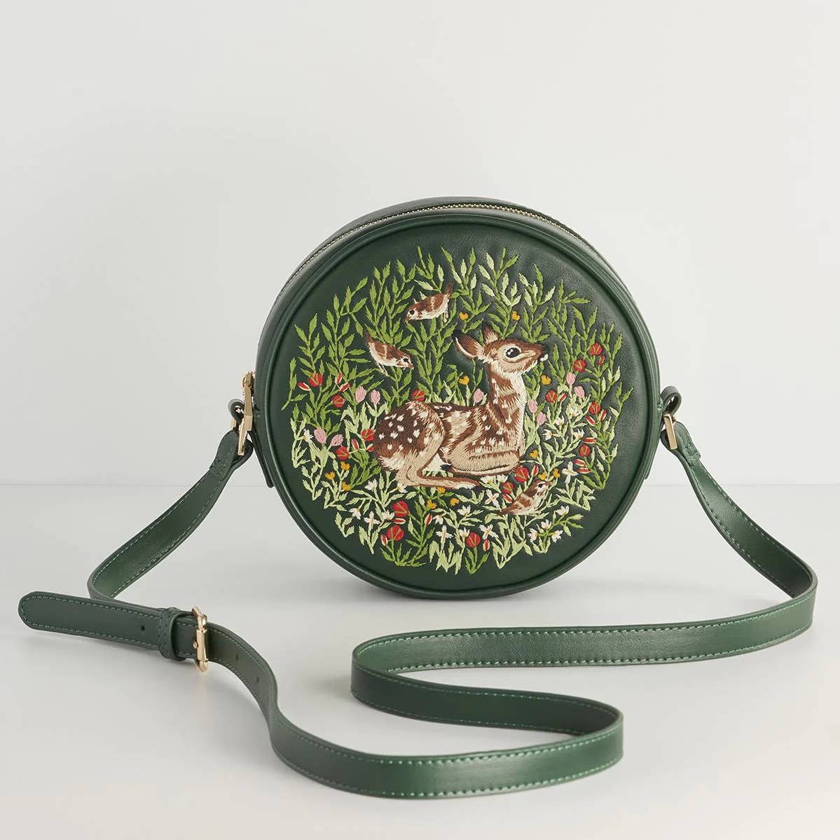 Fable fawn circle bag green new collection free uk postage