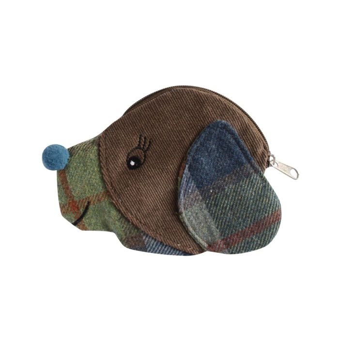 Earth squared tweed dog purse £18