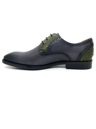 Lorenzo Conti gents discounted lace up grey French shoes £99