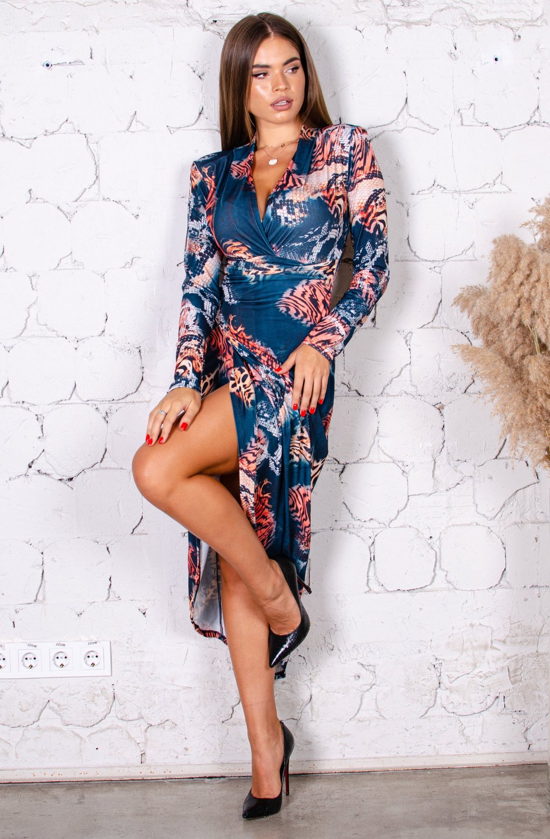 wild print midi dress new collection no returns size 10 £25