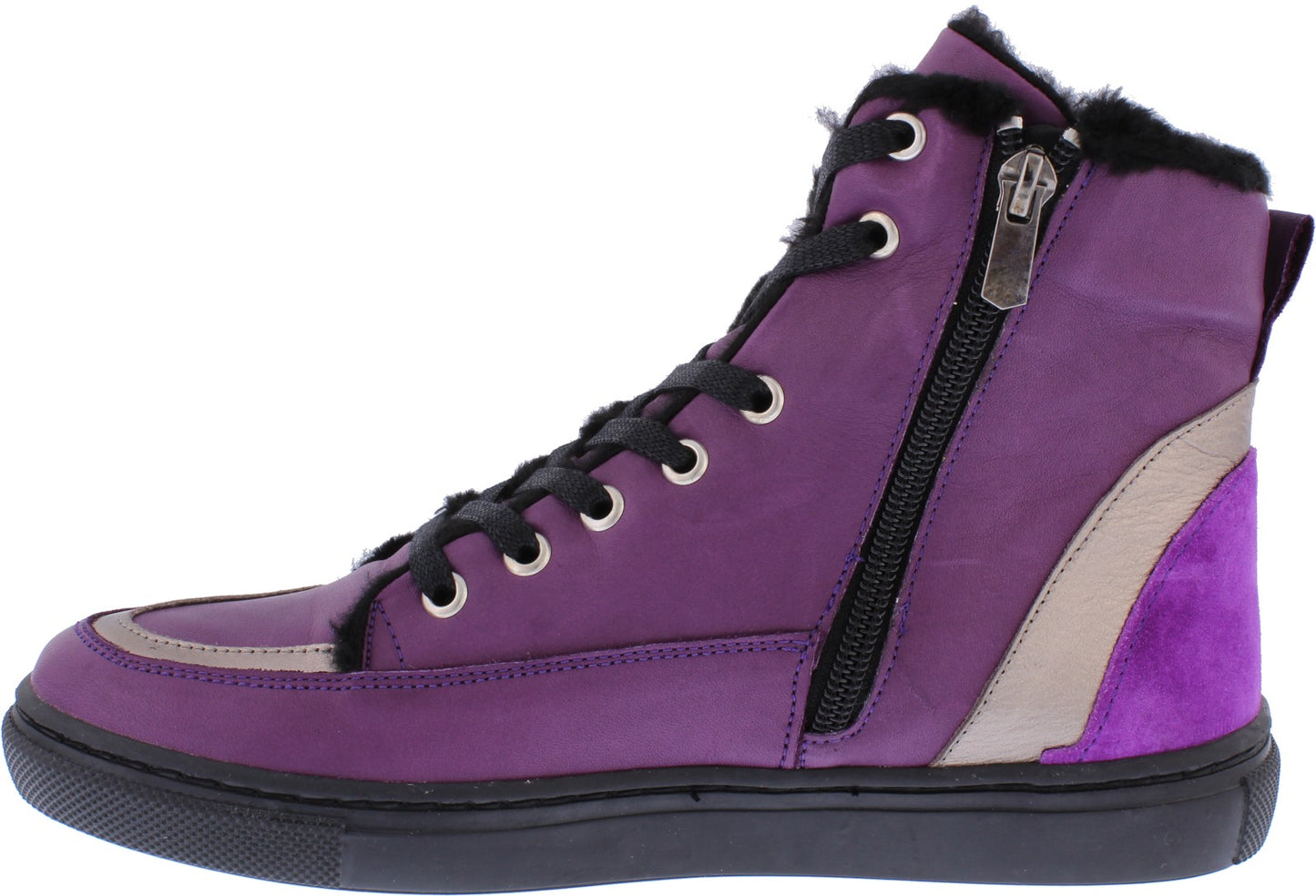 adesso leather ladies boots imogen purple sizes uk2 £79.99 now £35 sale