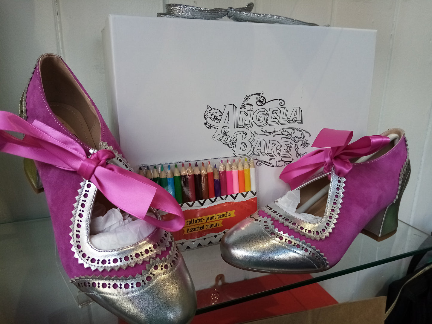 Angela Bare ladies Bespoke Counserletta designed by me purple £79.99 postage size 3,5,7 now £44 seconds