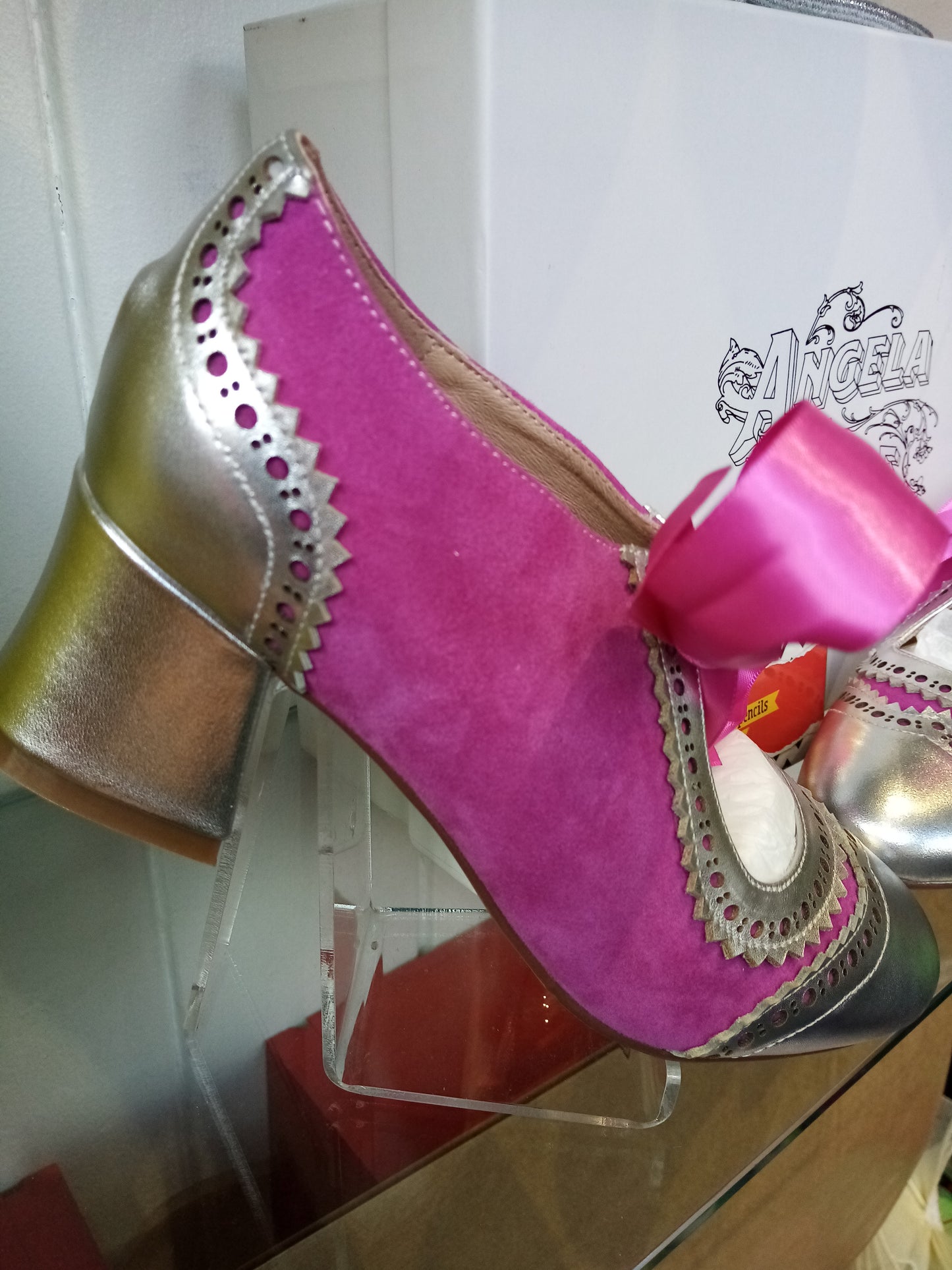 Angela Bare ladies Bespoke Counserletta designed by me purple £79.99 postage size 3,5,7 now £44 seconds