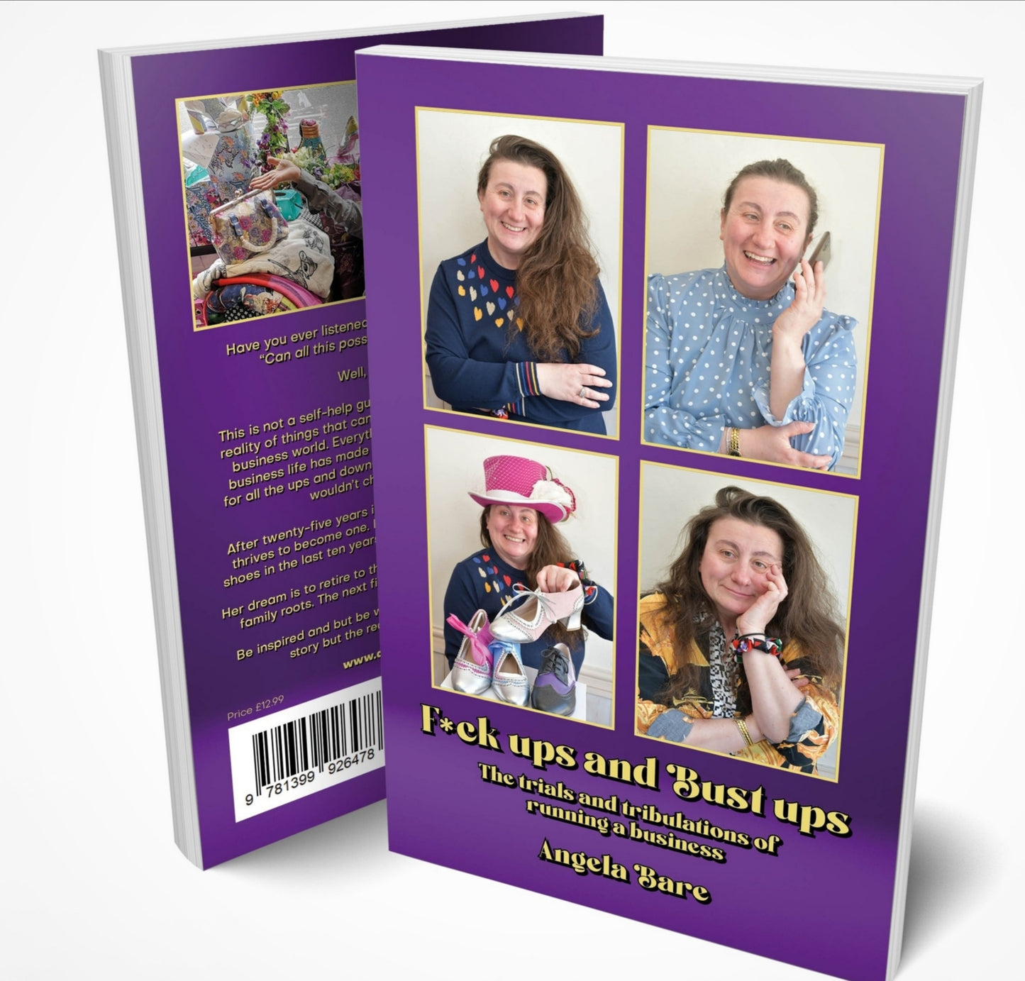 angela bare book fxxx ups and bust ups Now available all online copies will be signed sold out